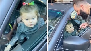Kid Accidentally Gets Locked Inside Maserati