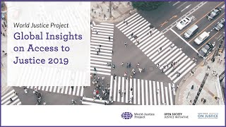 Global Insights on Access to Justice 2019 Launch