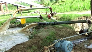 Three Solar Tube Well System on the River Bank 10 Hp plus two 15 Hp Motors