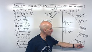 Evaluating Inverse Trig Functions - Find the Angle
