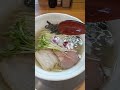 ラーメン　わらびさん　にぼししおラーメン