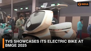 TVS showcases its electric bike at BMGE 2025 | DD India