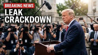 Trump Leak Crackdown: Bombshell Leak Sparks Political Firestorm