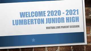 2020 21 PARENT VIRTUAL INFORMATION SESSION ljhs