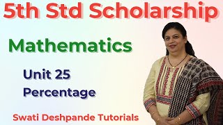 Scholarship 5th Std Mathematics - Unit 25 Percentage