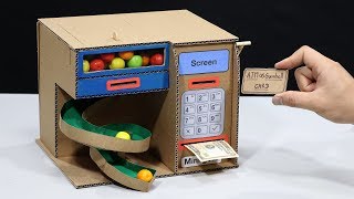 ATM with Gumball Vending Machine DIY at Home