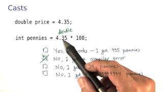 Casts - Intro to Java Programming