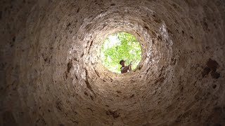 Construir poço de água mais profundo, tanque de água de bambu para Villa Survival Bamboo