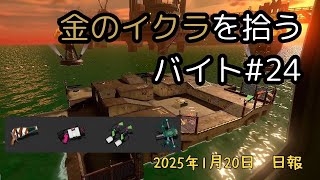 金のイクラを拾うバイト（サーモンランNW）#24