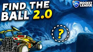 I hid the Rocket League ball in a GIANT ICE CAVE... can you find it?