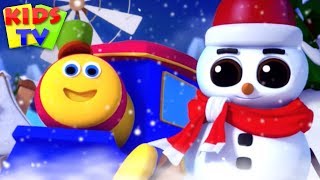 Christmas Snowman | Bob The Train Cartoons | Xmas Songs & Carols for Kids | Nursery Rhymes