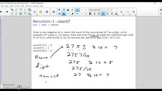 Help with CodingBat Recursion count7