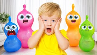Alice Plays Hide And Seek With Balloons Videos For Kids