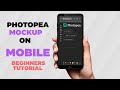 Photopea Mockup Tutorial Beginners On Mobile | How To Mockup Design | Jhex Graphics