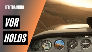 Flying a VOR Hold | Missed Approach on a Circle to Land