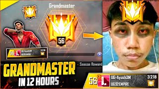 Top 1 Grandmaster in 15 Hours🔥😎Full Highlights Season 18 !!