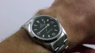 Pre-Owned Rolex Oyster Perpetual Explorer 14270 Luxury Watch Review