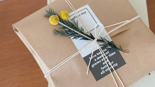 How to wrap a gift without a box #giftwrapping 115