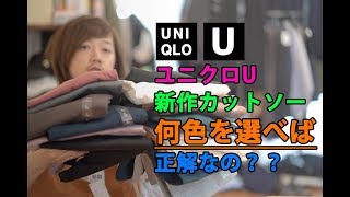 UNIQLOU/ユニクロU新作カットソー、何色を選べば正解なの？？