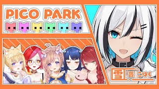 【PICO PARK】6人でわちゃわちゃ仲良しコラボ✧ w / 黒ヱるあ 緋乃あかね 朱雀ナナミ 魔鹿つの 芽森つむぎ