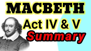 MACBETH Act IV \u0026 V ||  Full Summary with an explanation #ISC || Important topic || Very Important