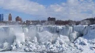 Замерз Знаменитый Ниагарский Водопад. 2014