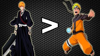 This video is for people who think Naruto can beat Ichigo in a fight(Death Battle debunked)