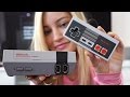 NES CLASSIC Unboxing and gameplay! | iJustine