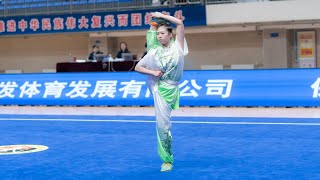 女子长拳  第1名 杨凯歌 河南 19.350分 2023年全国武术套路冠军赛 2023 National Wushu Routine Championship