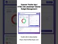 Expense Tracker App | HTML CSS JavaScript Tutorial | Budget Management | Learn with Arshyan #coding