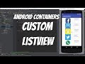 Android Containers Tutorial 30 - Custom ListView