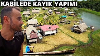 Nehir Kenarında Bir Balıkçı Kabilesindeyim ~ Ağaçtan Kayık Yapan Yerliler 🇵🇦