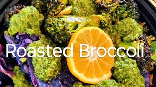 Crisp Caramelized Roasted Broccoli🥦 #newyear2025 #veganrecipes #broccolirecipe #plantbasedrecipes