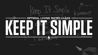 Micro Class: Keep It Simple