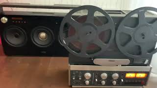 Revox B77 Reel to Reel ft. TDK 3 Speaker Boombox