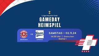 FSIH 1. Liga Playoffs Final | GAME 1 | IHC GRENCHEN - IHC LANGNAU STARS