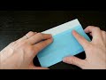 【折り紙1枚】お手紙にも可愛い簡単な『プレゼント 誕生日 カード』の折り方 how to make a birthday card with origami.it s easy to make