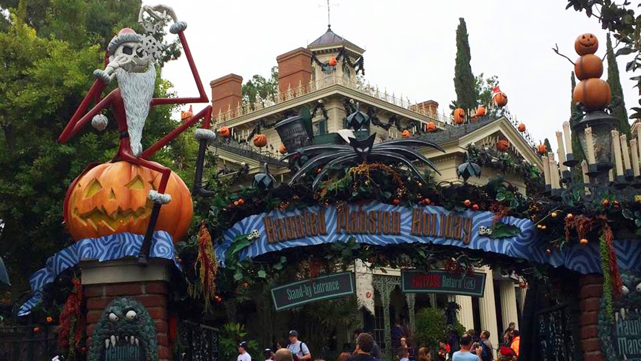 Haunted Mansion Holiday Nightmare Before Christmas POV Disneyland ...