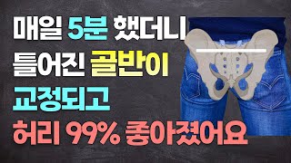 매일5분 했더니 허리통증이 마법처럼 사라졌습니다. | 골반교정 허리통증 재활운동