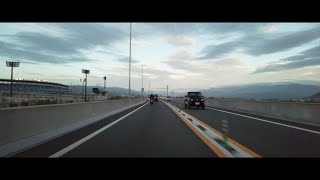 松山外環状道路(地域高規格道路) 空港線(建設中)・インター線/側道一部供用開始(3/30)[1.5倍速](2021.4.3)