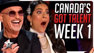 Canada's Got Talent 2024 - Week 1 BEST AUDITIONS!