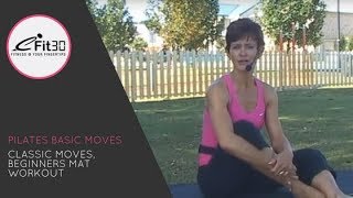 Pilates Classic moves, Beginners Mat Workout, 40 Mins