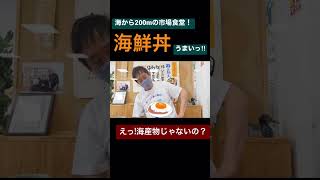 海から200mにある市場食堂の海鮮丼がグレートすぎたっ‼︎