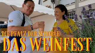 Lahntal  Radweg #7 Die Pfalz, der Schorle und das Weinfest