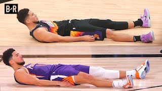 Devin Booker Hits Iconic Pose vs. Nuggets