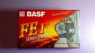 BASF FE 1 ferro extra cassette from 1997 unwrapping