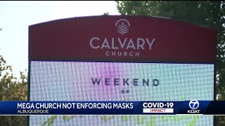 Albuquerque megachurch not enforcing masks, defying New Mexico's public health order