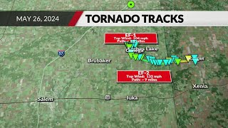 National Weather Service confirms five tornadoes from Sunday's St. Louis-area storms