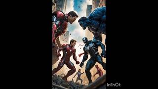 Epic Marvel Battle Scene - Iron Man  Black Panther #aivideo #avengers #aigenrate