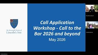 Call to the Bar Application Workshop